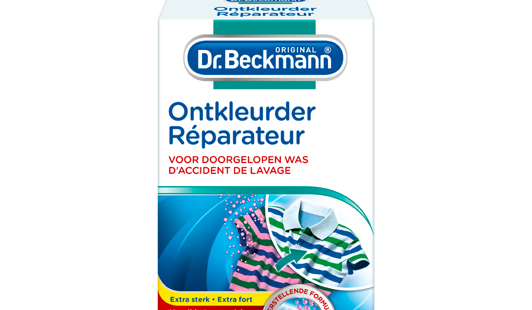 Federaal Doorzichtig Krachtcel Dr. Beckmann Wasmachine Ontkleurder - Alle soorten textiel ontkleuren Federaal Doorzichtig Krachtcel Dr. Beckmann Wasmachine Ontkleurder - Alle soorten textiel ontkleuren